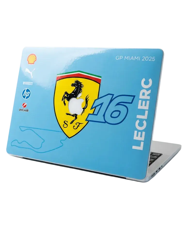 LECLERC MIAMI- F1 Edition / Covering MacBook Les covers de Jade