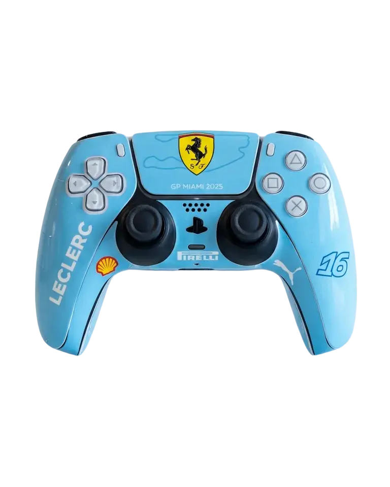 LECLERC MIAMI- F1 Edition / Covering Manette PS5 Les covers de Jade